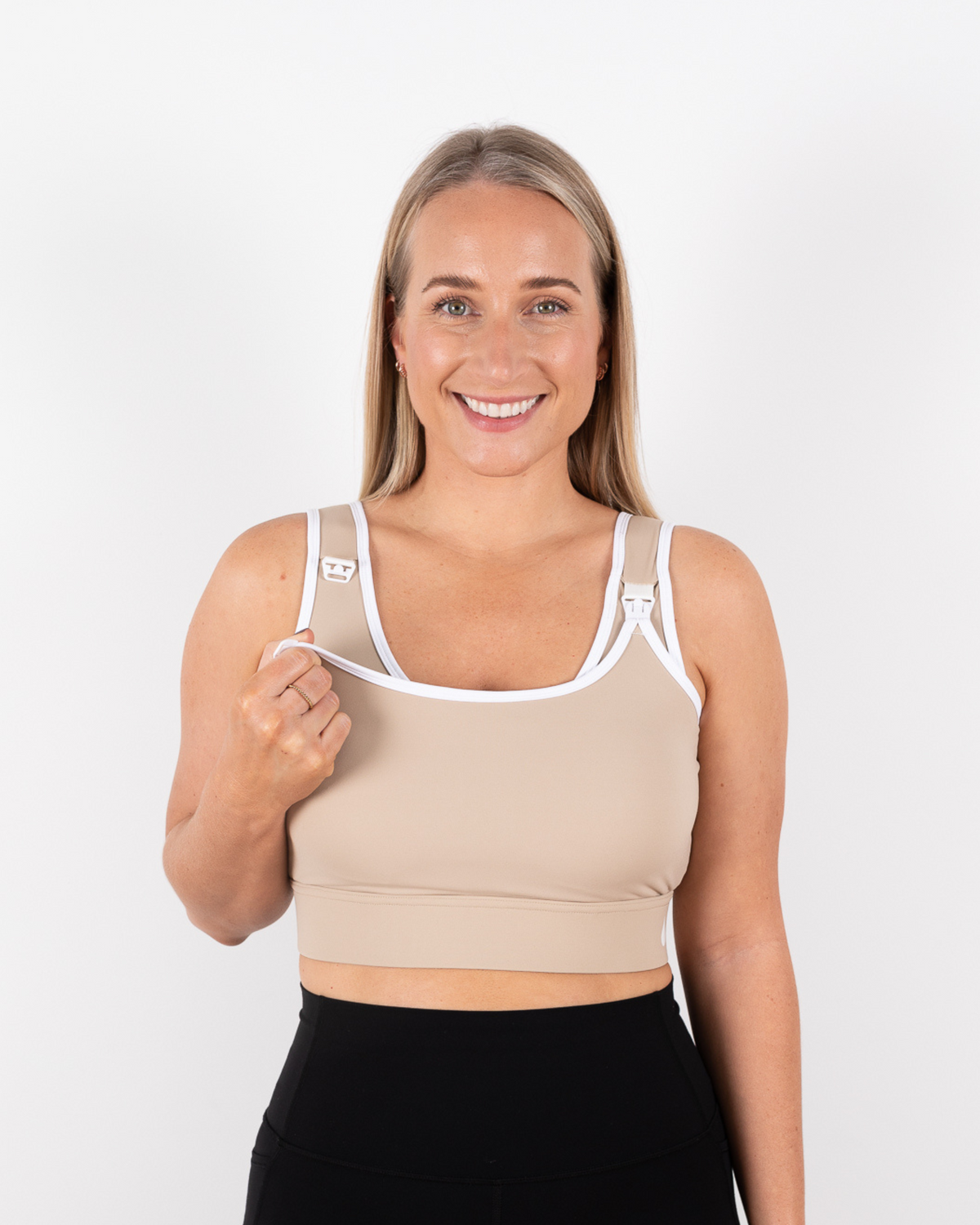 Allegra Crop - Beige - The Milk Boutique