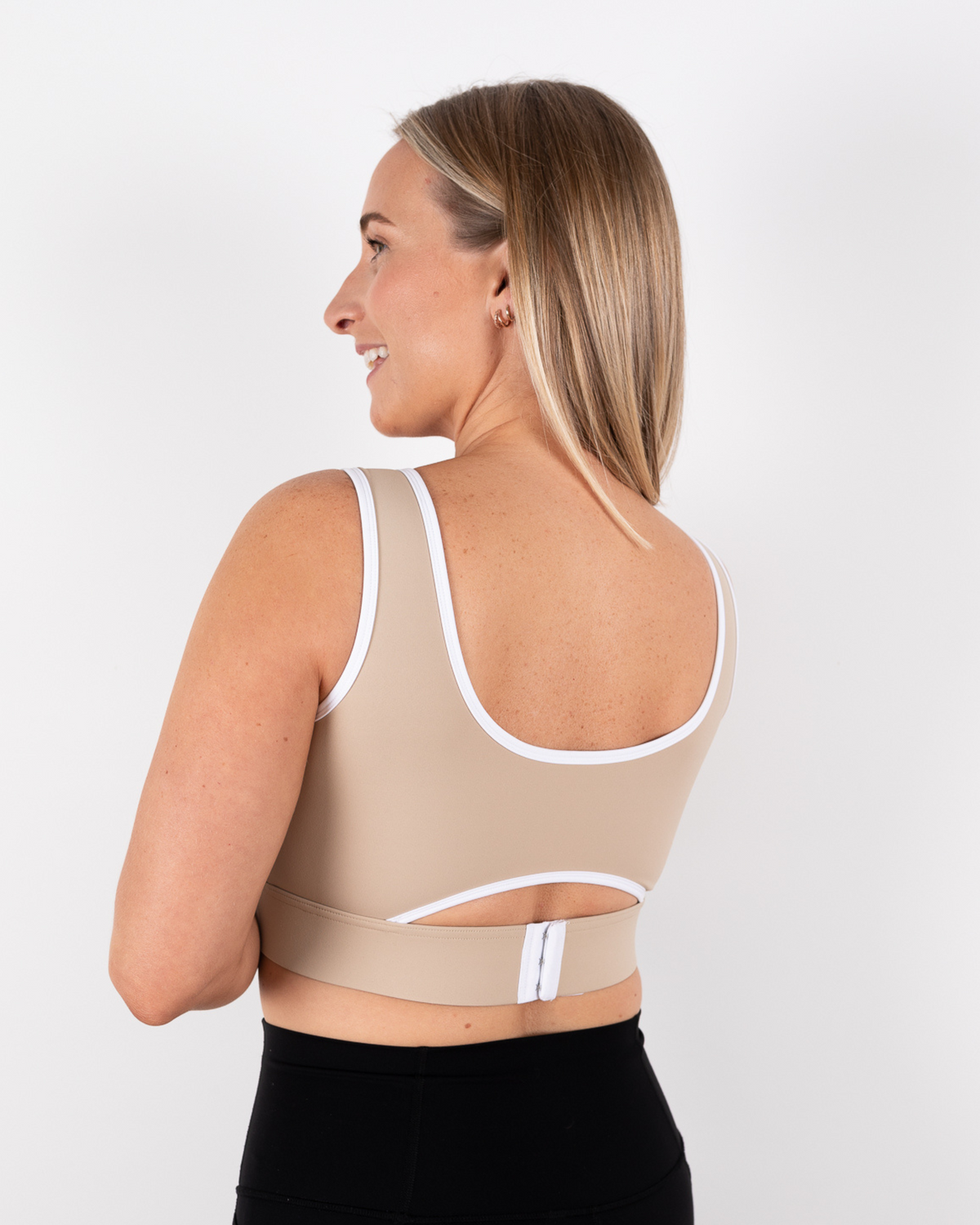 Allegra Crop - Beige - The Milk Boutique