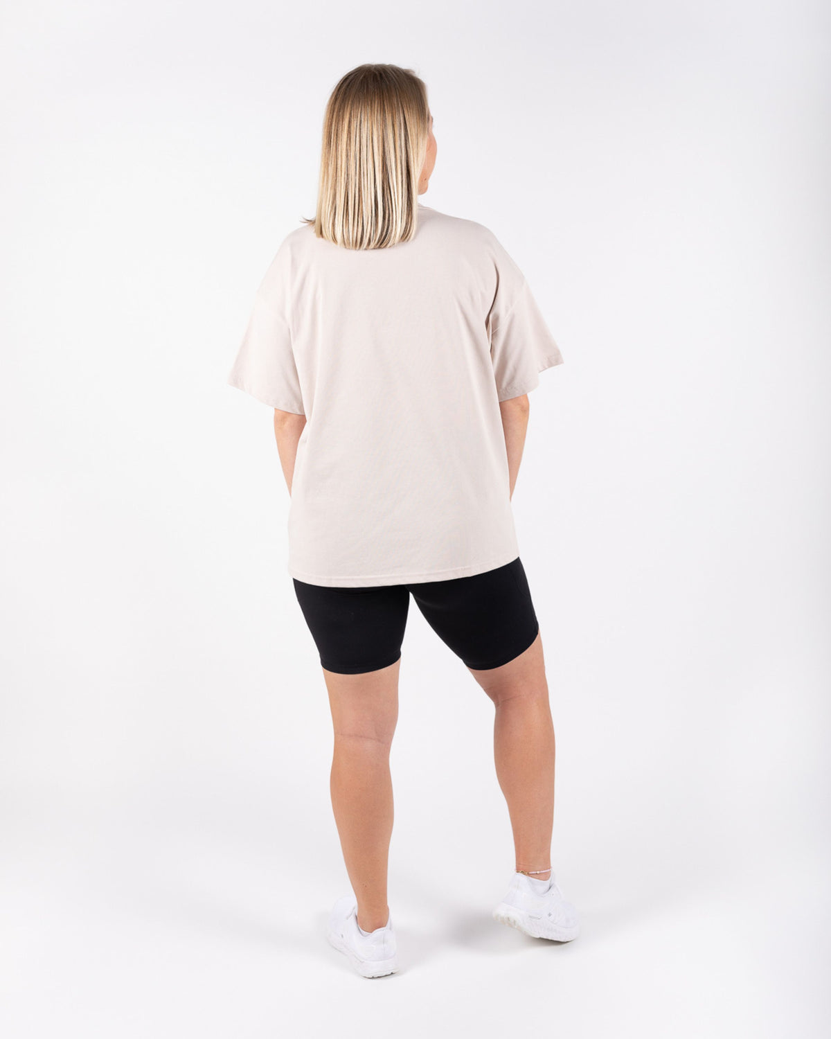 The Boyfriend Breastfeeding Tee (Light Beige) - The Milk Boutique