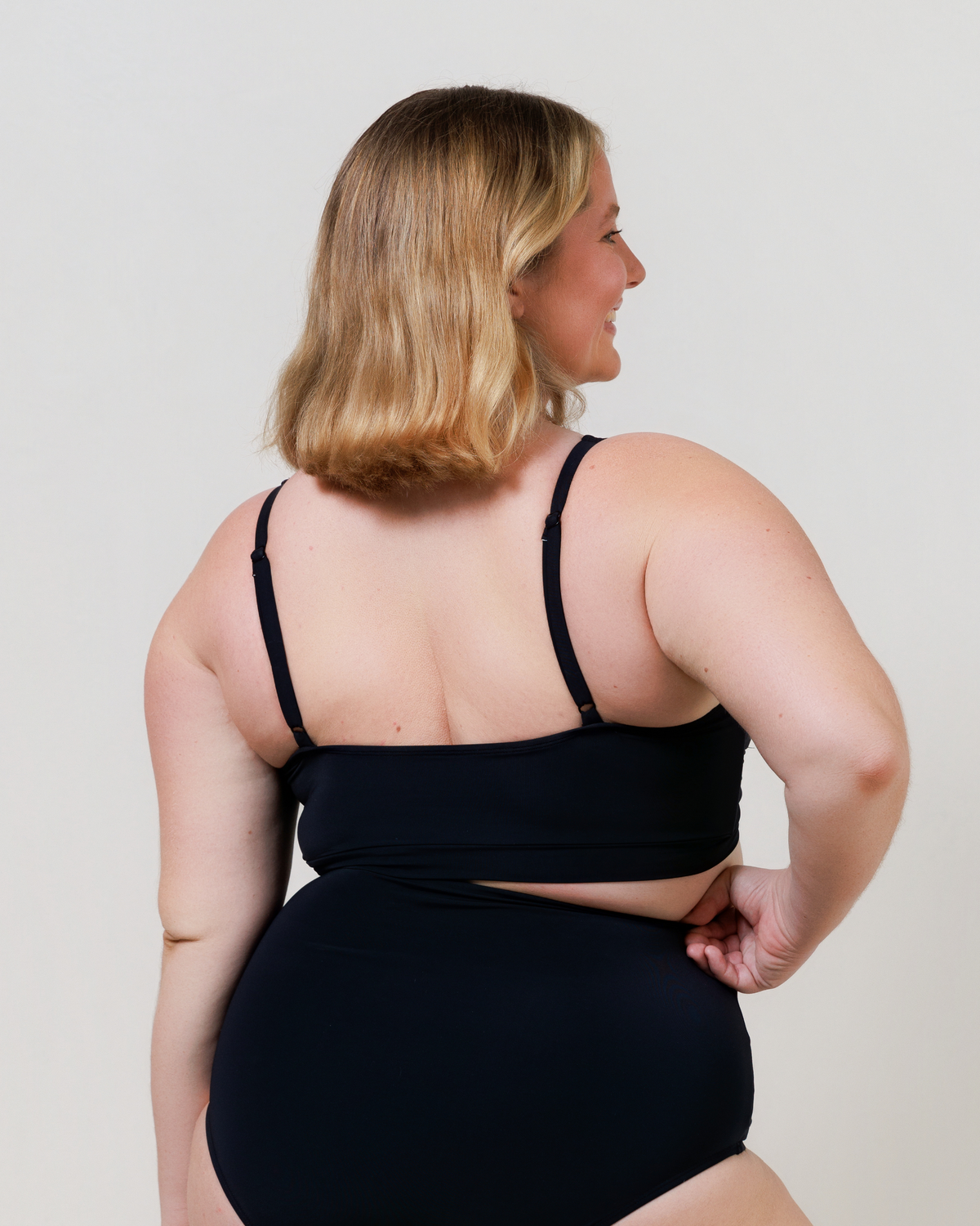 Serena Swim Top - Black - The Milk Boutique