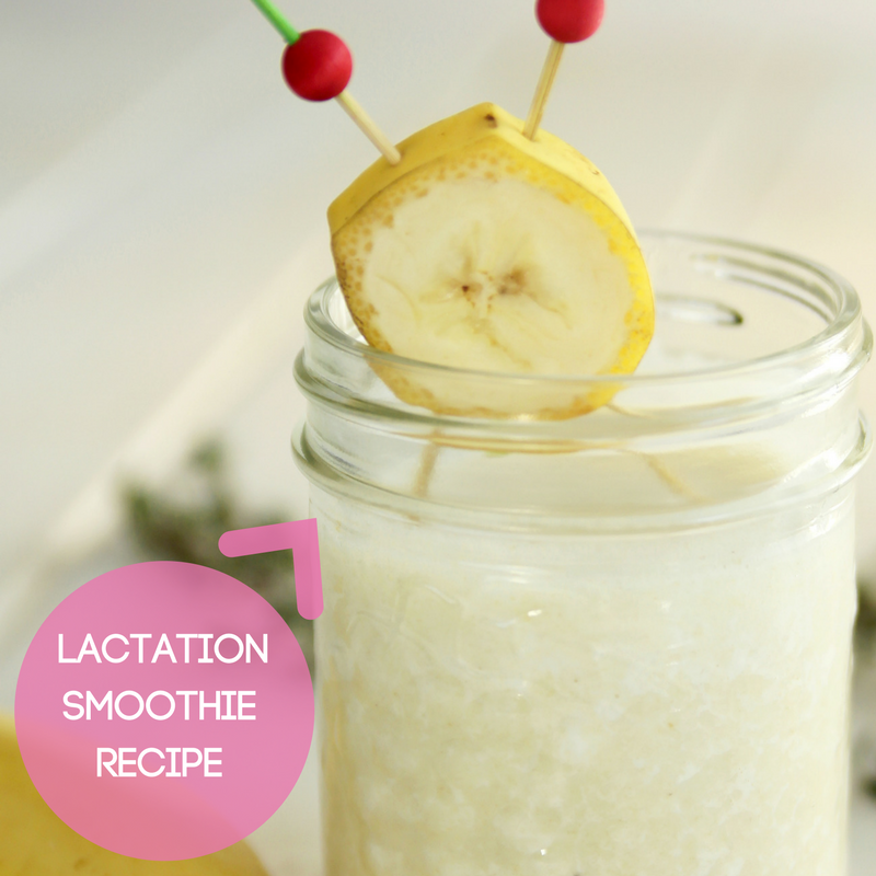 Banana & Cinnamon Lactation Smoothie Recipe!