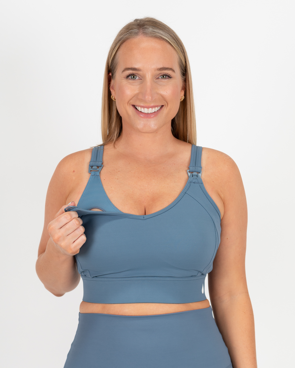 Staple Crop (Steel Blue) - The Milk Boutique