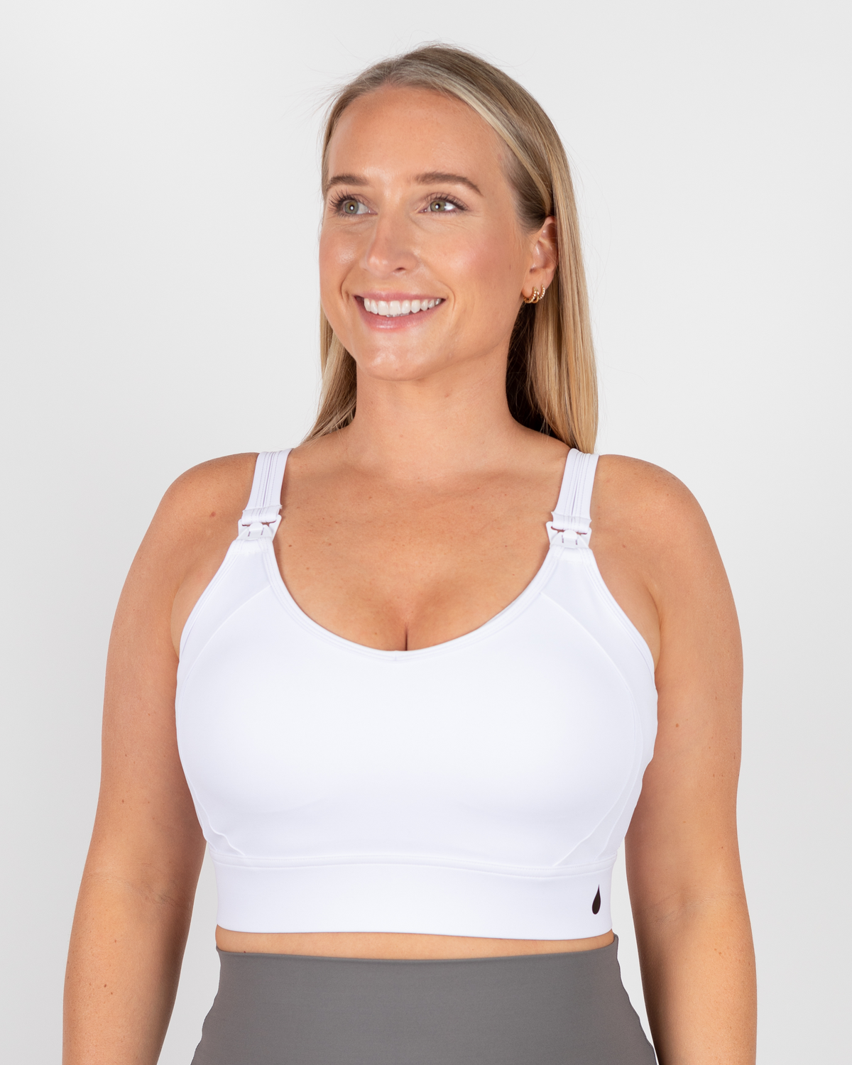 Staple Breastfeeding Crop (White) - The Milk Boutique