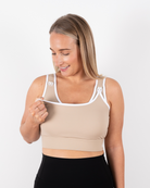 Allegra Crop - Beige - The Milk Boutique