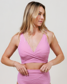 Serena Swim Top - Ruby Gingham - The Milk Boutique
