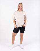 The Boyfriend Breastfeeding Tee (Light Beige) - The Milk Boutique