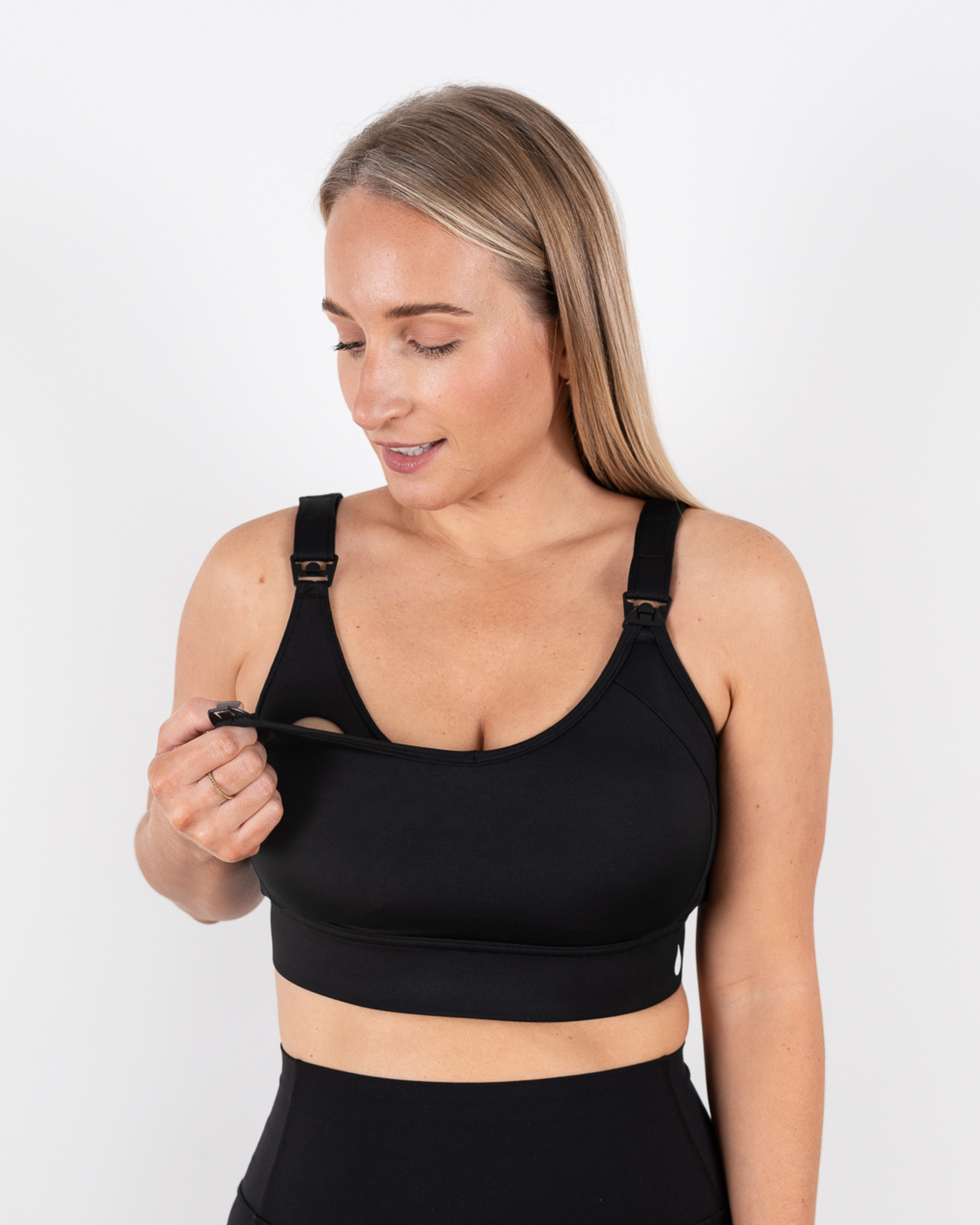Tempo High Impact Crop - Black - The Milk Boutique