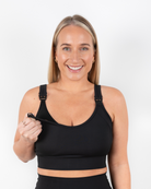 Staple Breastfeeding Crop (Black) - The Milk Boutique
