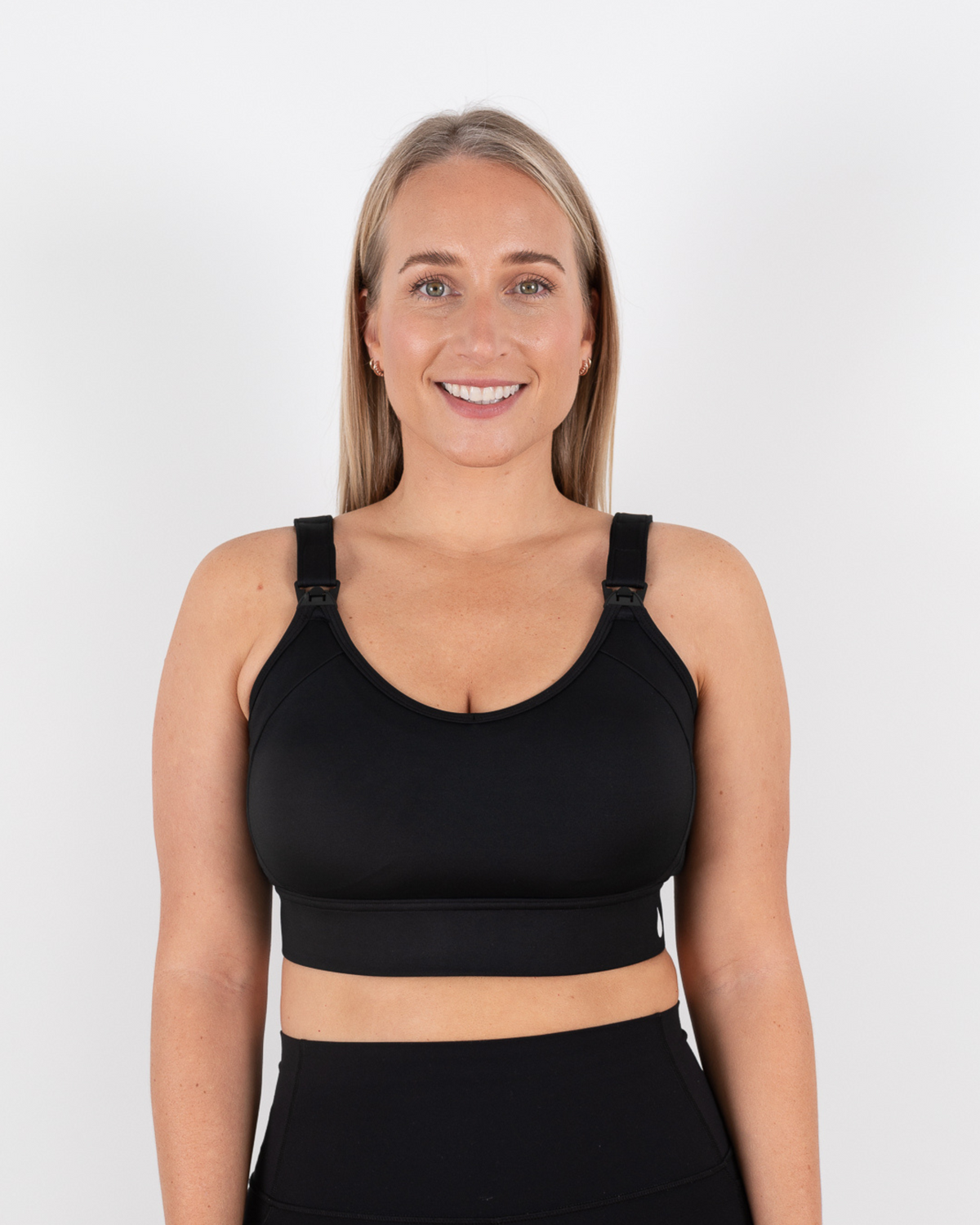 Tempo High Impact Crop - Black - The Milk Boutique