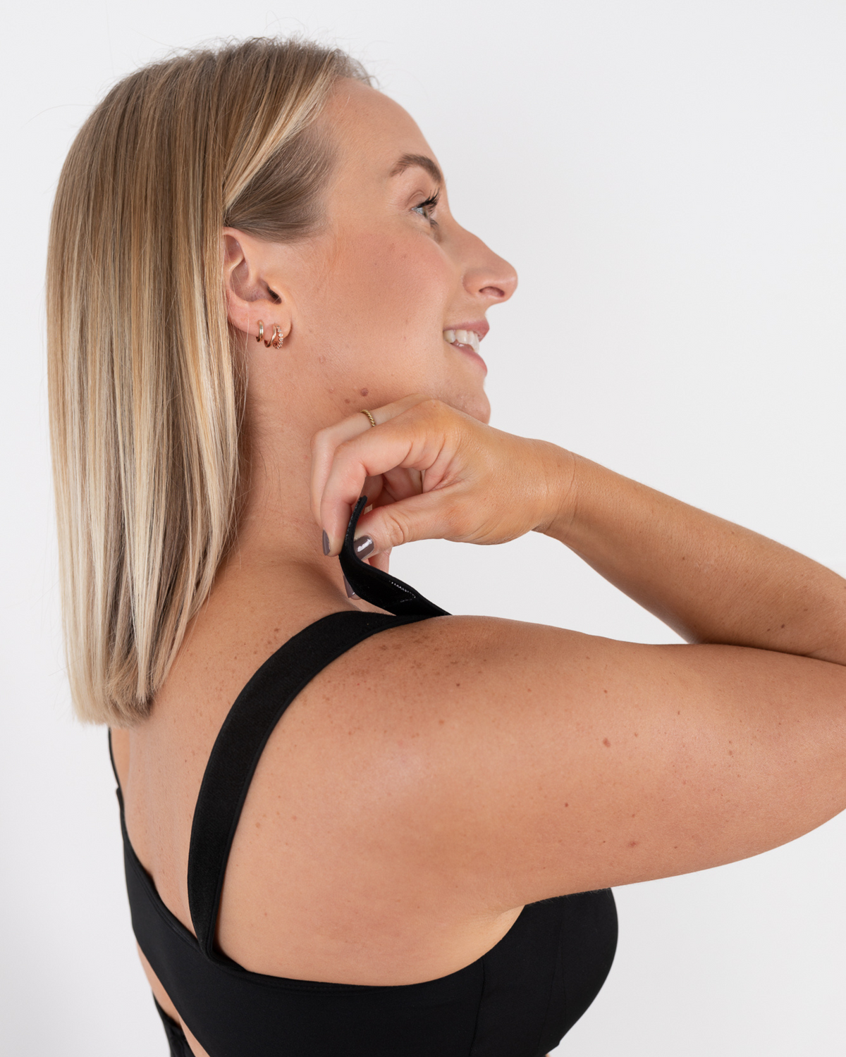 Tempo High Impact Crop - Black - The Milk Boutique