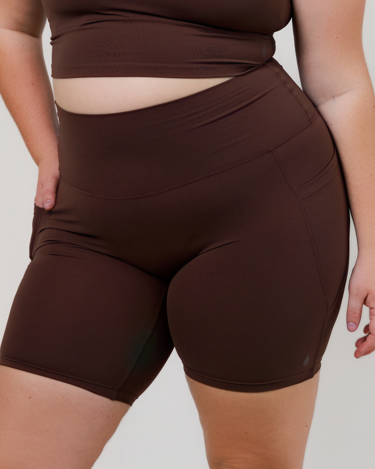 Alura Luxe Shorts - Chocolate - The Milk Boutique