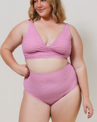 Serena Swim Bottom - Ruby Gingham - The Milk Boutique