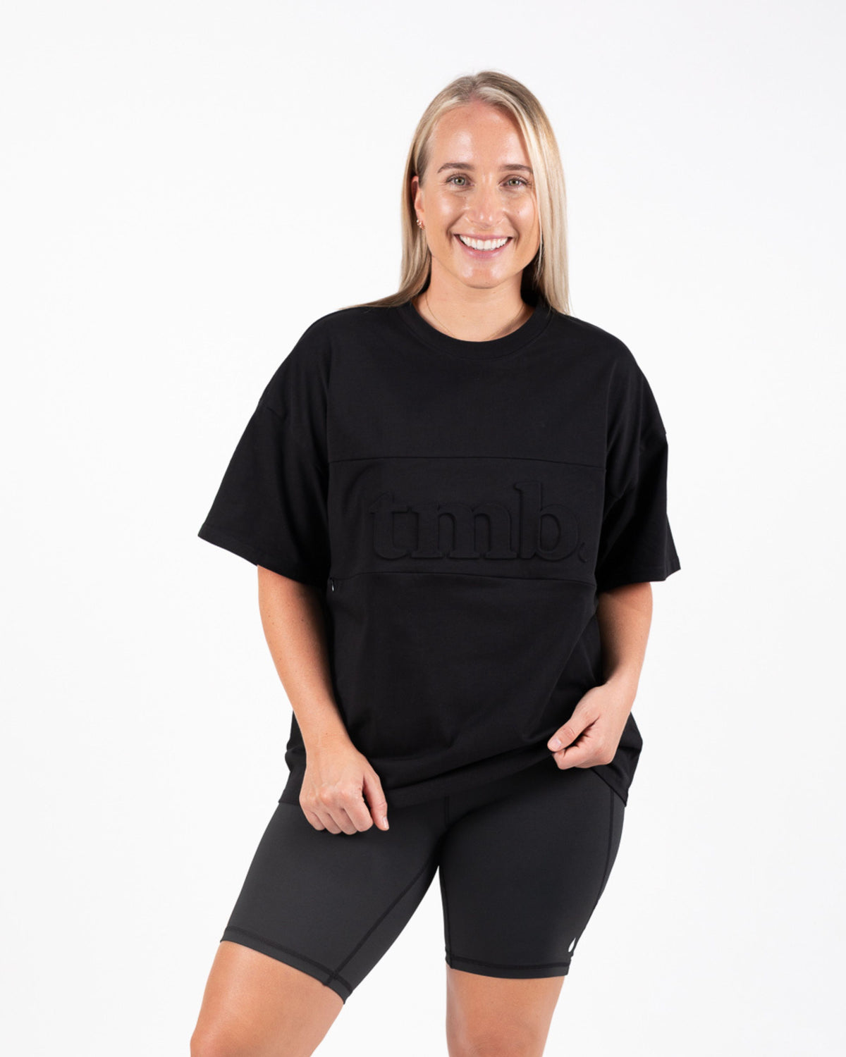 The Boyfriend Breastfeeding Tee (Black) - The Milk Boutique