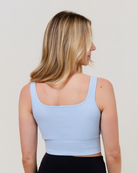 The Comfort Crop 2.0 - Blue - The Milk Boutique