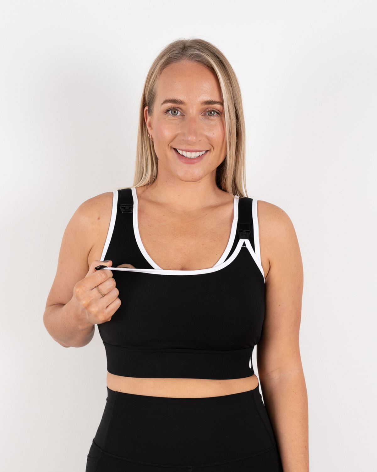 Allegra Crop - Black - The Milk Boutique