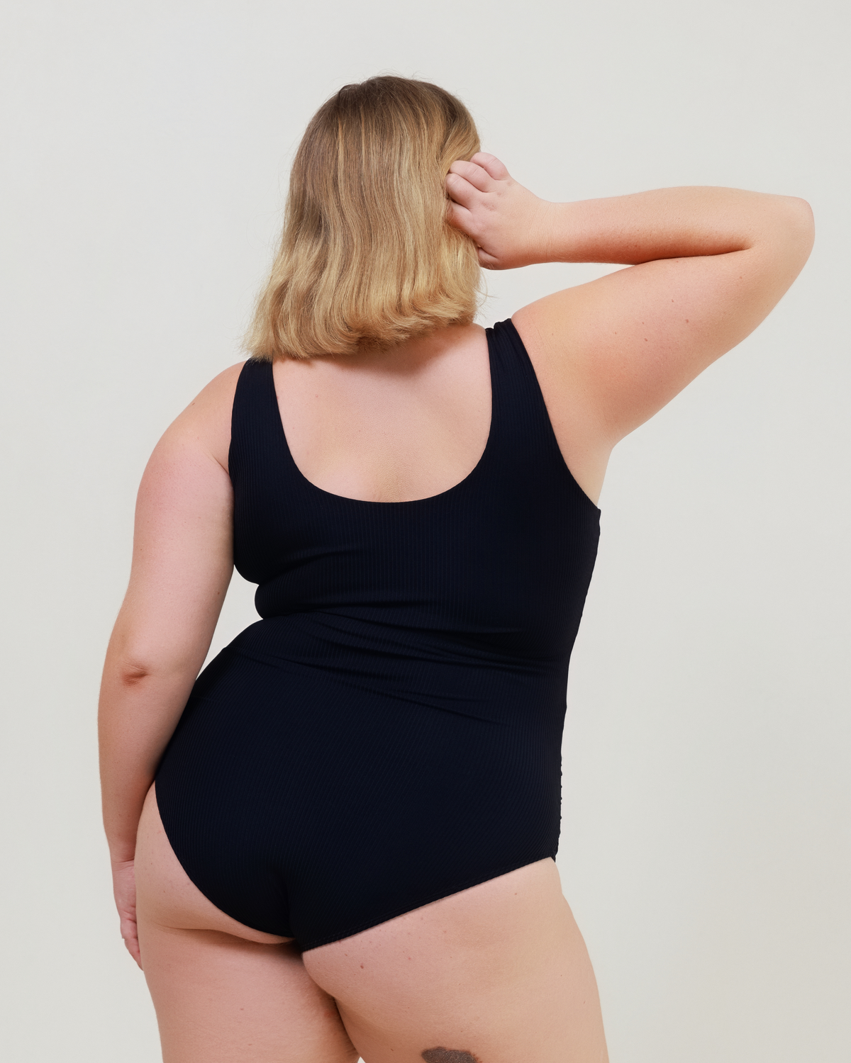 Viera Ribbed One Piece - Black - The Milk Boutique