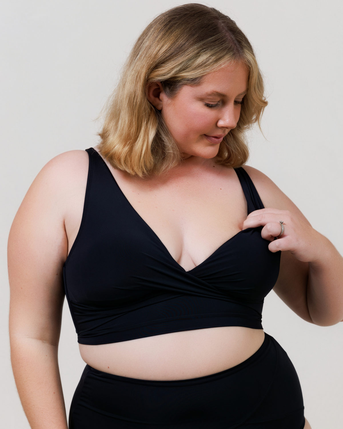 Serena Swim Top - Black - The Milk Boutique