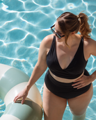 Serena Swim Top - Black - The Milk Boutique
