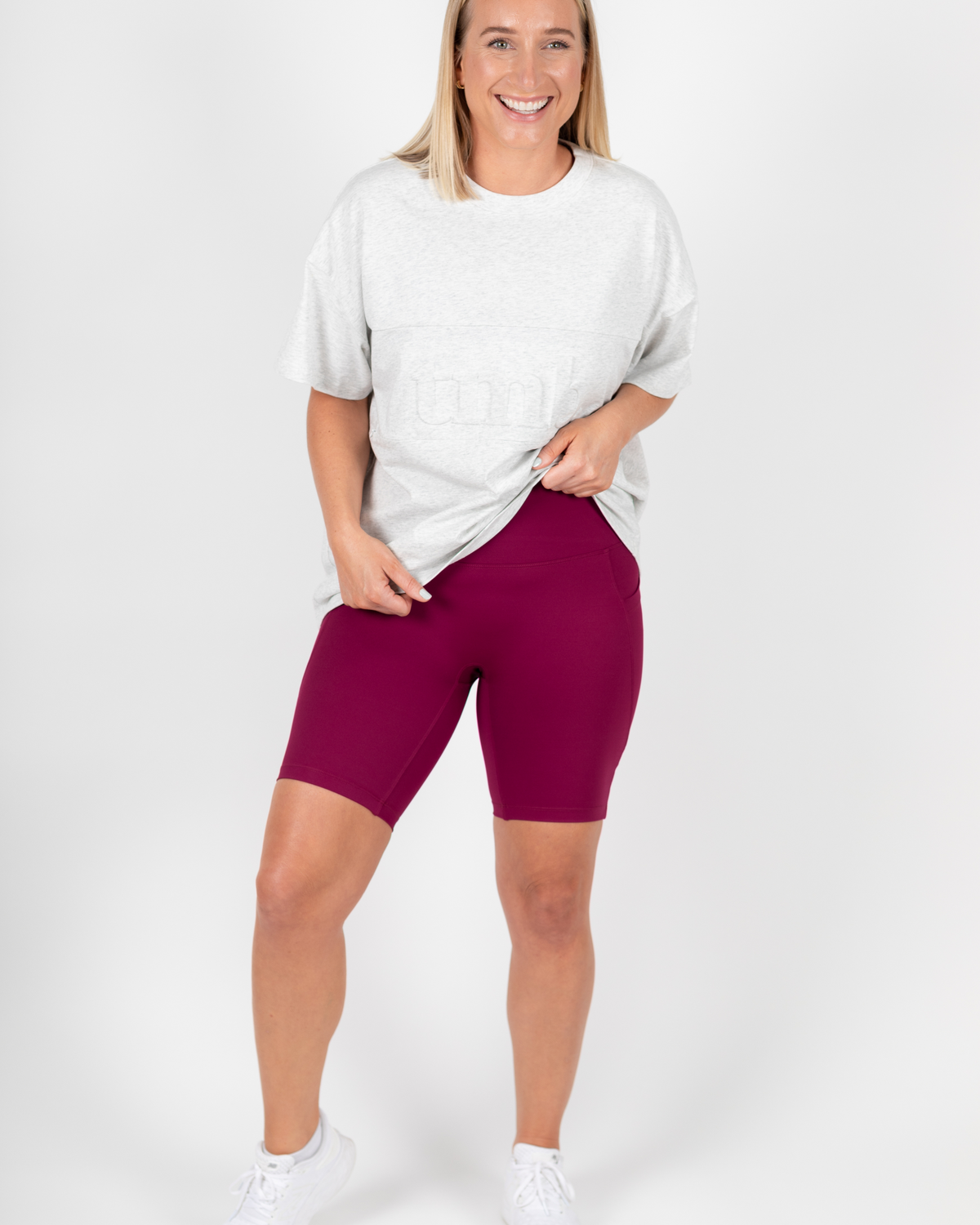 Movement Bike Shorts (Plum) - The Milk Boutique