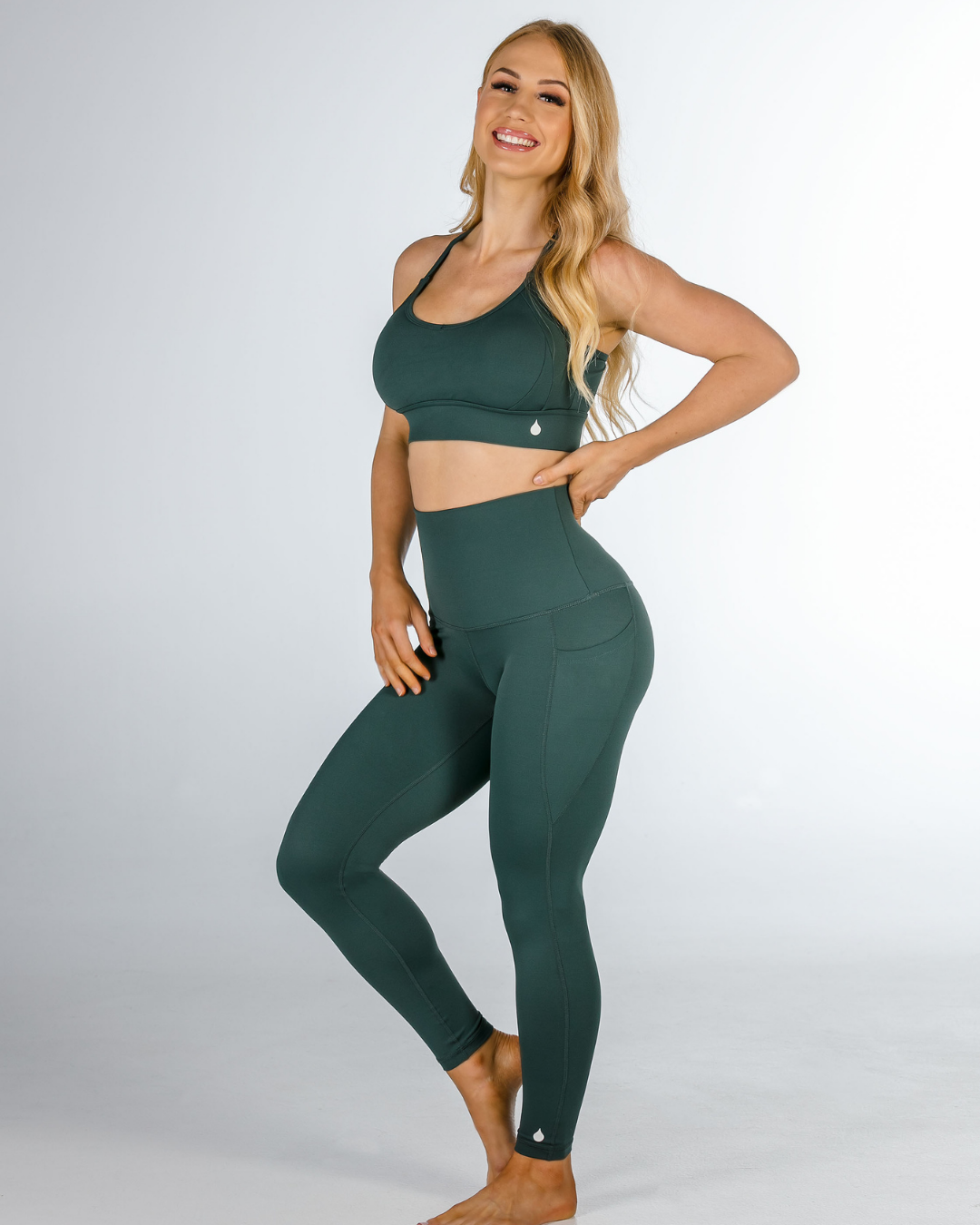The Movement Legging F L Forest Green The Milk Boutique